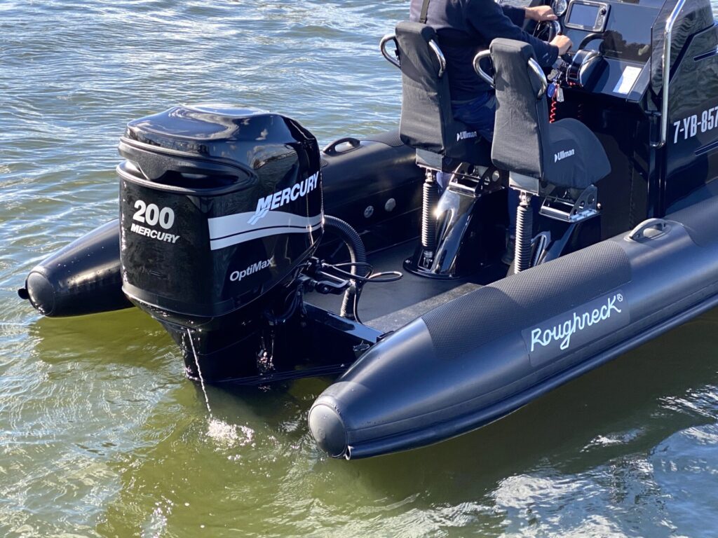 Roughneck 636 rib hypalon met Mercury 200pk